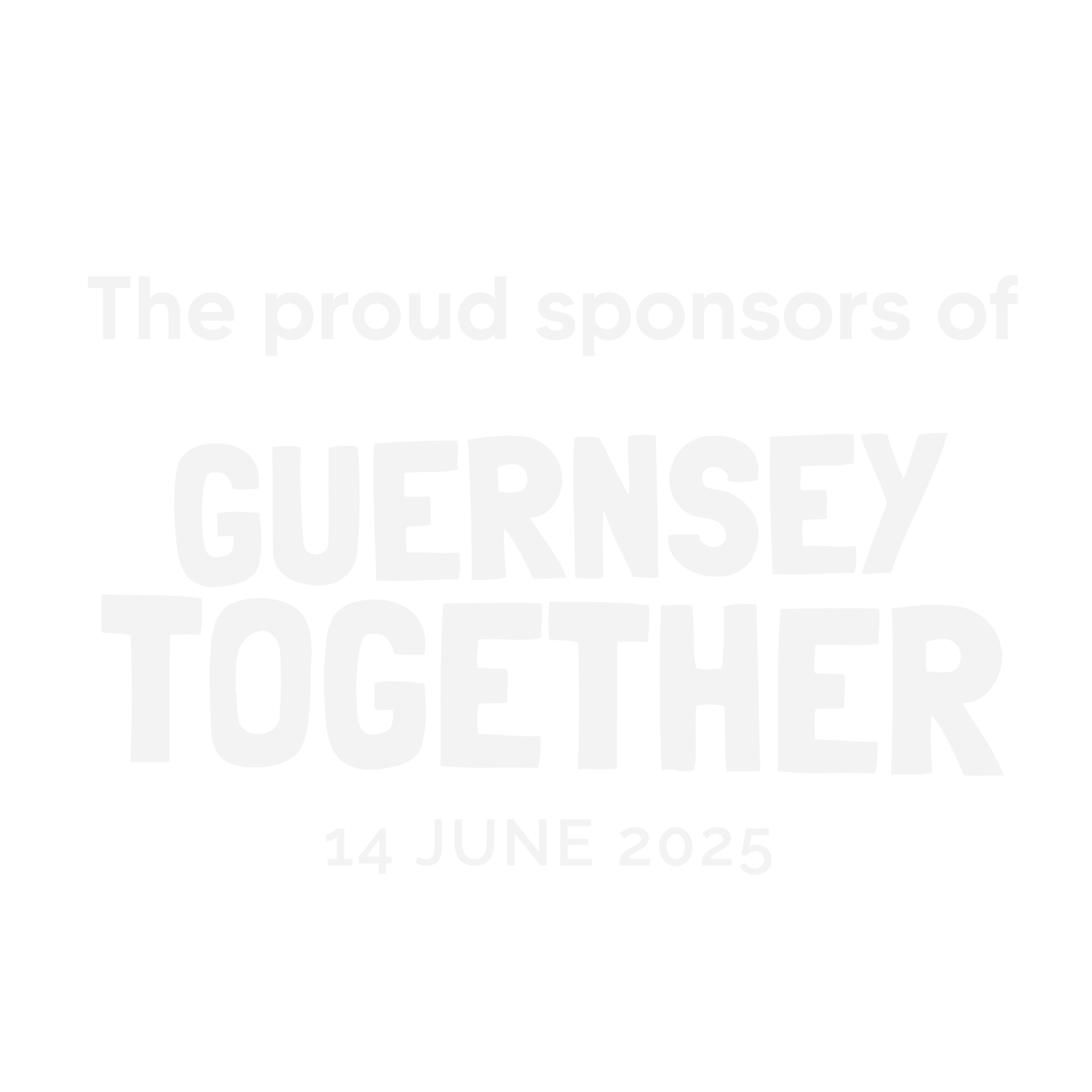 Guernsey together white logo